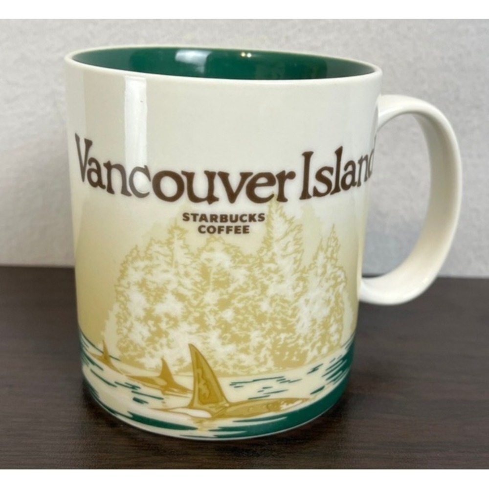 Starbucks Collector Series Vancouver Island Coffee Mug 16 oz Orca Landmark